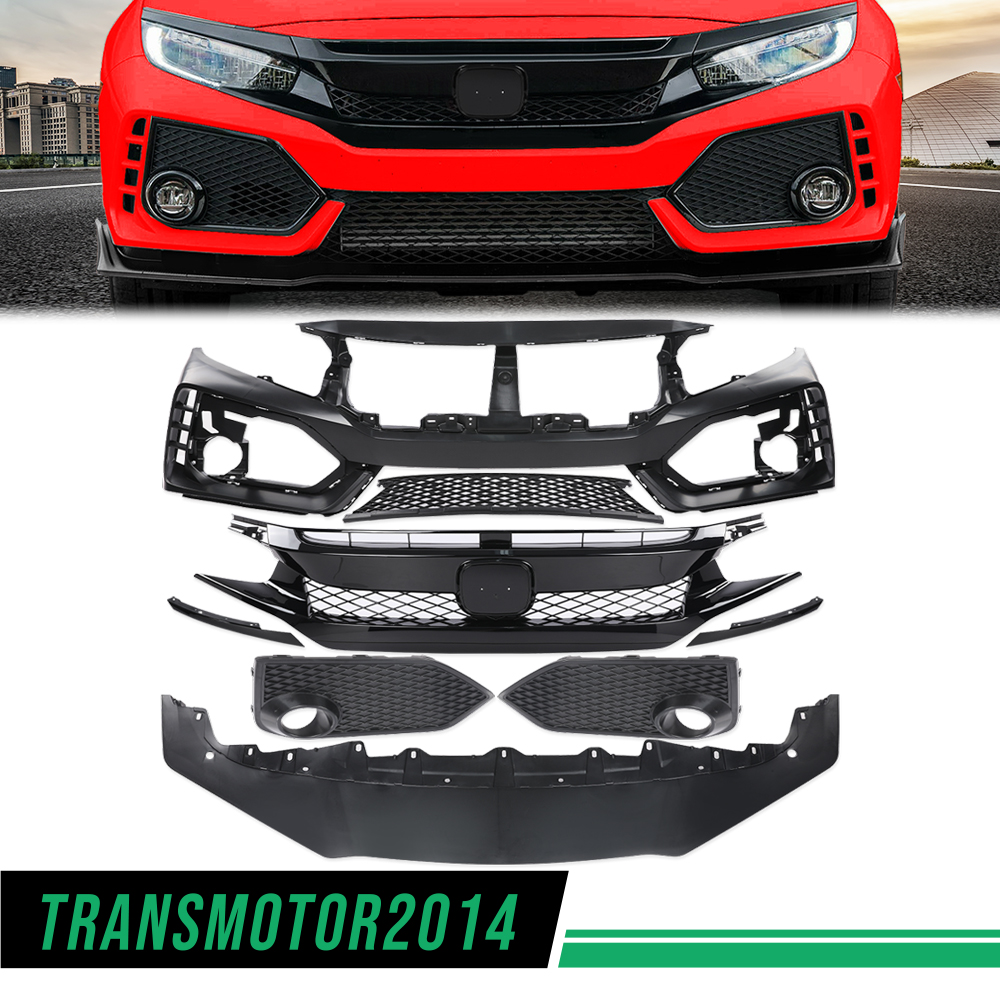 thumbnail image 2 of TOPONE Front Bumper Cover Primed - 2016-2018 Honda Civic Coupe Sedan USA Built, OE 04711TBAA00ZZ 2 of 6