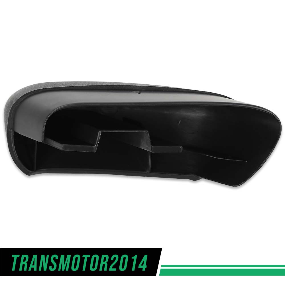 Pair Of Running Board Side Step End Cap Covers – Fits 2004-2014 Ford F-150 (Black, Front Mount)