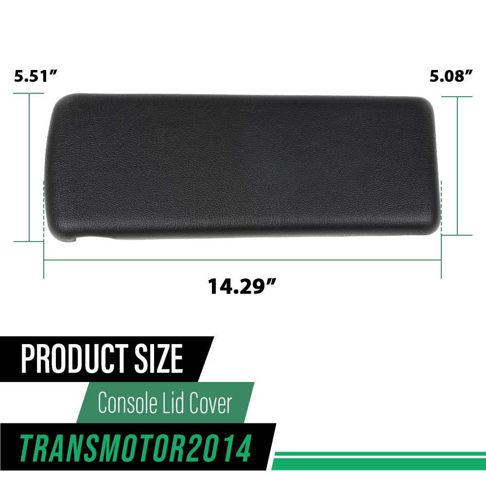 Black Console Lid Cover For 1970-1981 Firebird & Camaro – Vinyl, OEM Style